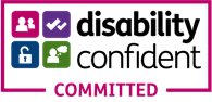 Logo of Disability Confident Committed