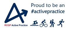 Logo of RCGP - Pround to be an #activepractice